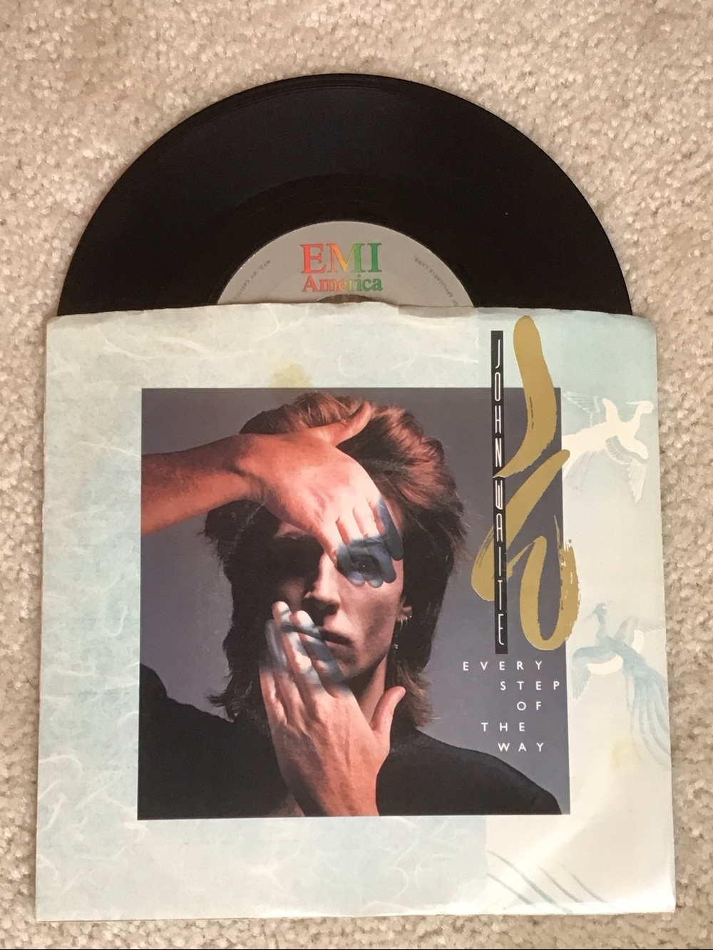Vintage John Waite 7” Vinyl Record, 1985, EMI America Records